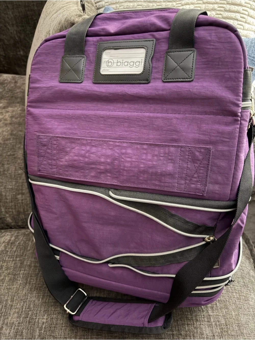 Biaggi Underseat Boost Max NWOT purple